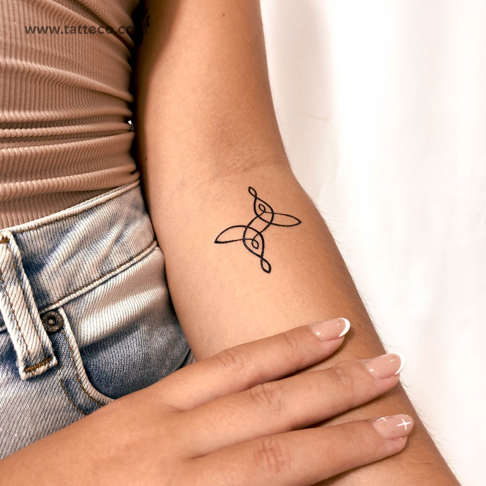 Saint Symbol Temporary Tattoo