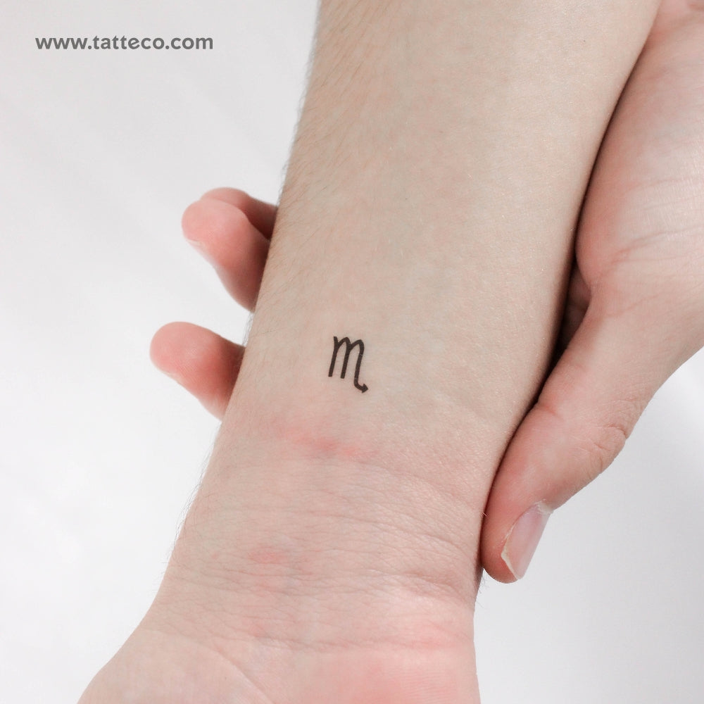 scorpio symbol tattoos