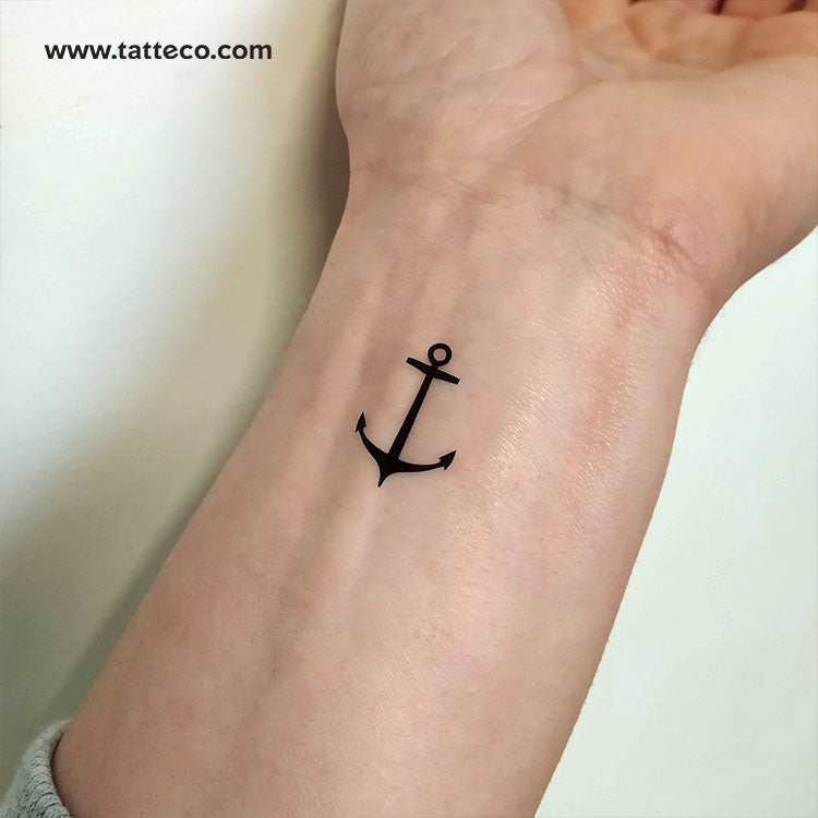 his and her anchor tattoos