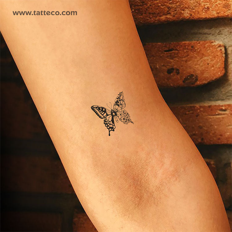 aries butterfly tattoo