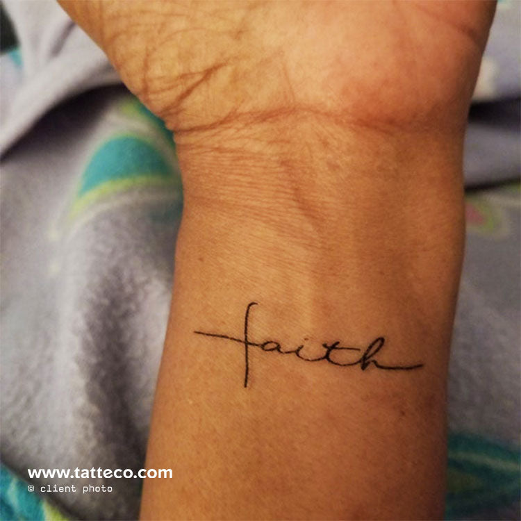faith cross tattoo designs
