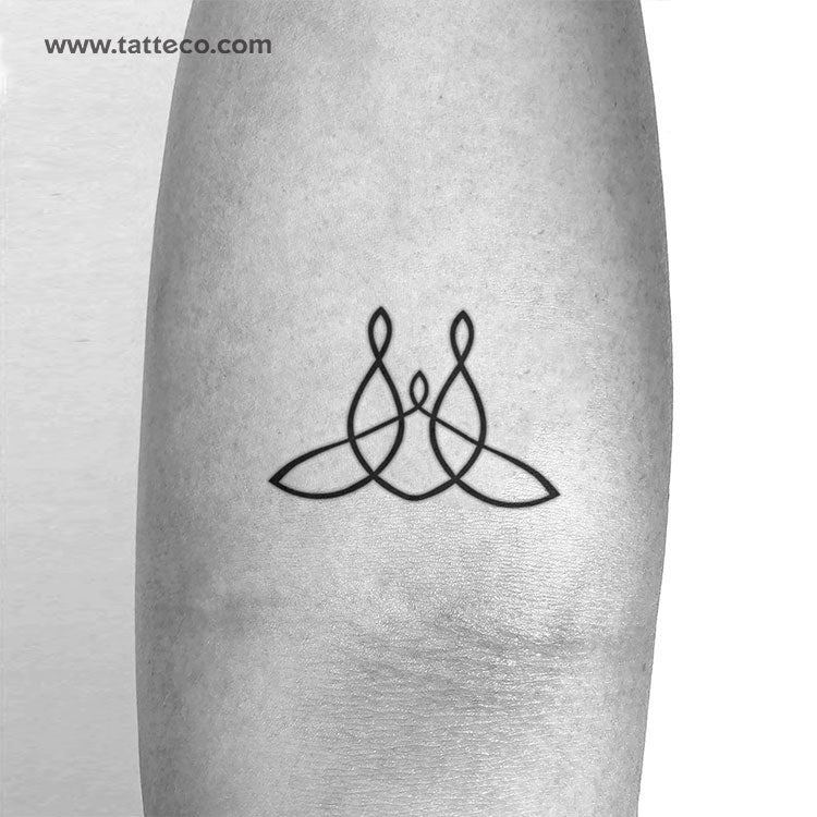 symbols of love and family tattoo
