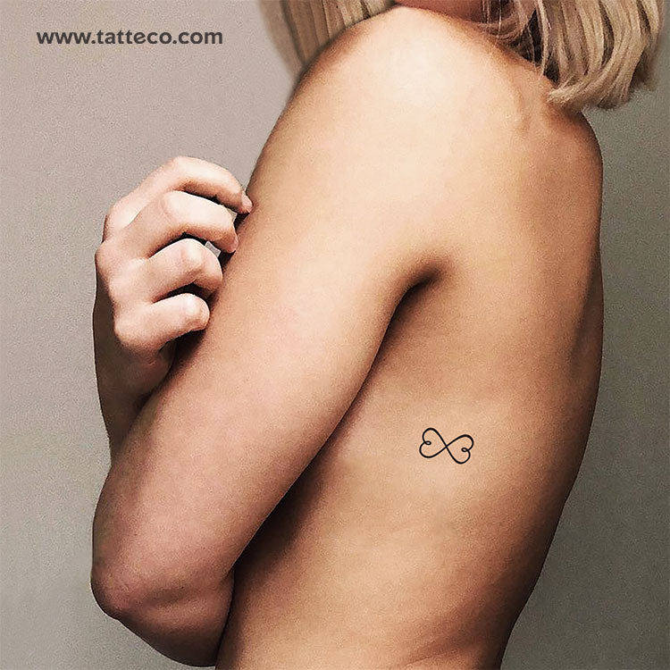 two hearts infinity tattoo