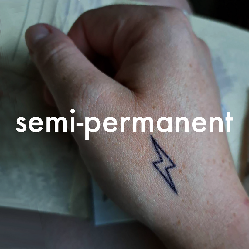 Semi-Permanent Tattoos