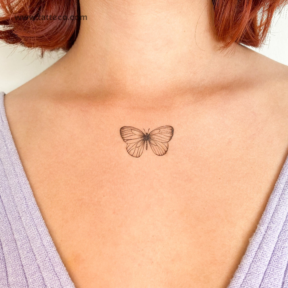 Butterfly Temporary Tattoo - Set of 3