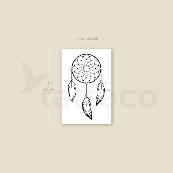 Dreamcatcher Temporary Tattoo - Set of 3