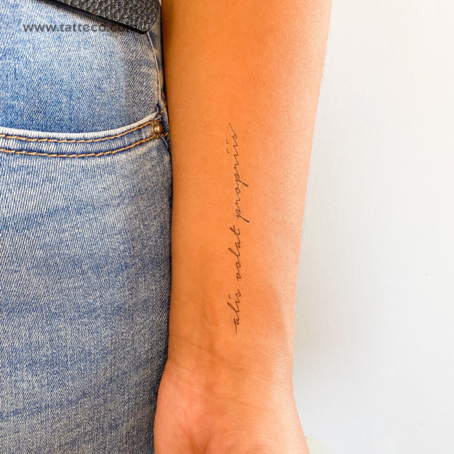 Quote Temporary Tattoos