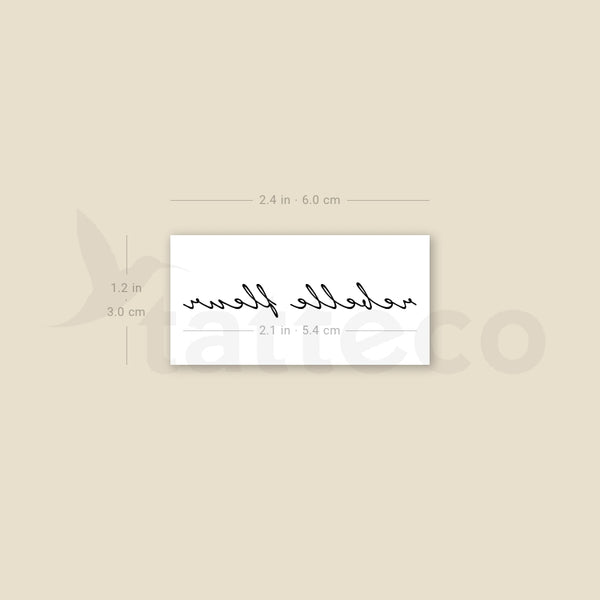 Rebelle Fleur Temporary Tattoo - Set of 3