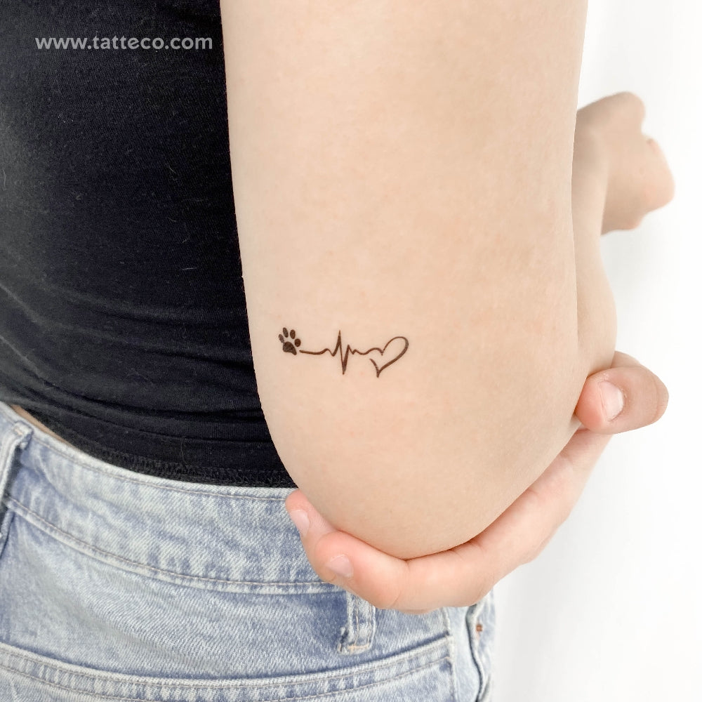 Love Hope Love Temporary Tattoo - Set of 3