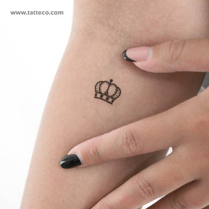 Matching Queen and King of Hearts Temporary Tattoo - Set of 3+3 – Tatteco