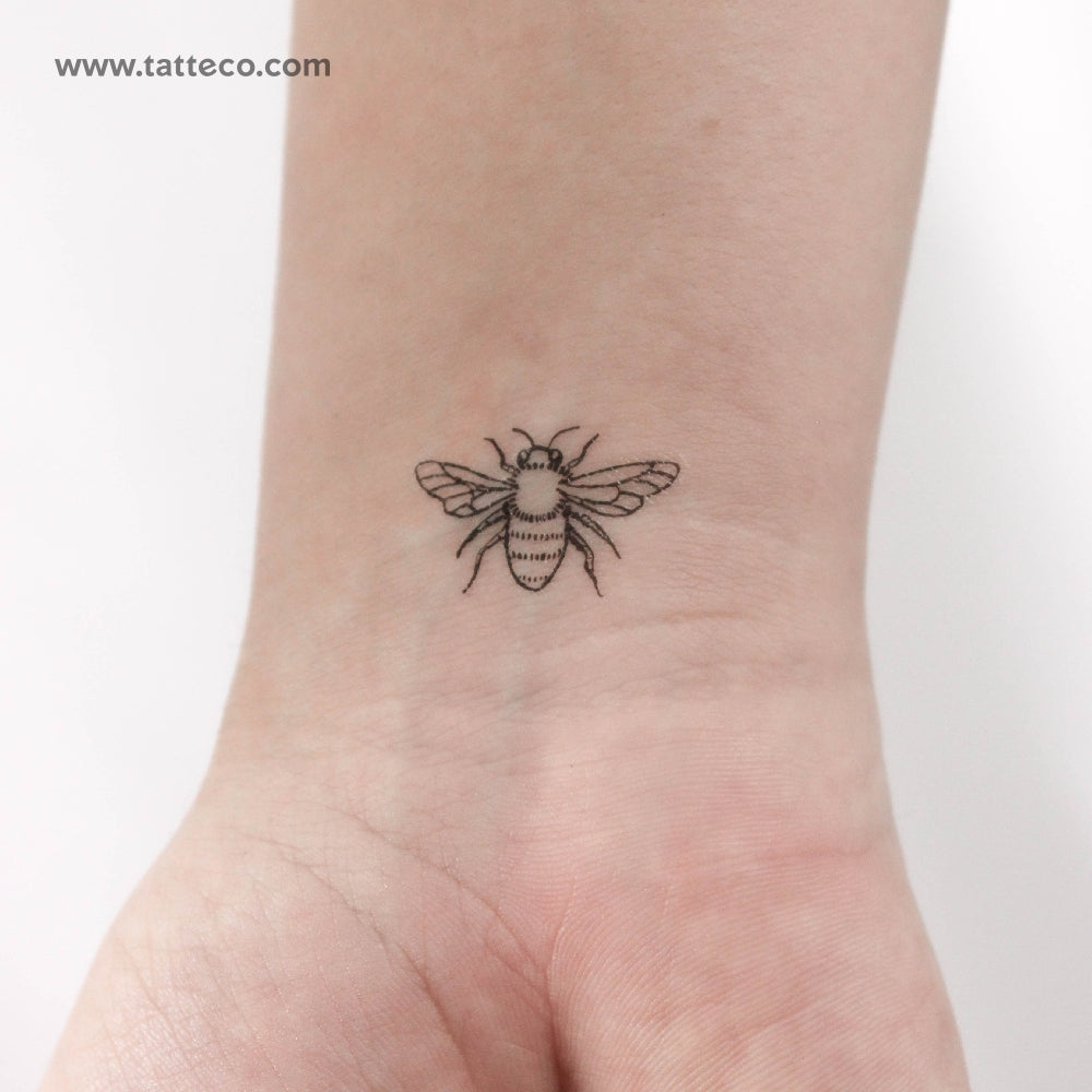 Honeybee Temporary Tattoo - Set of 3