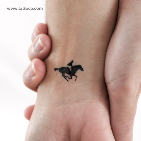 Jockey Temporary Tattoo - Set of 3