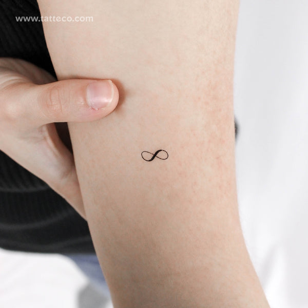 Little Infinity Symbol Temporary Tattoo - Set of 3