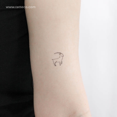 Ibex Temporary Tattoo - Set of 3