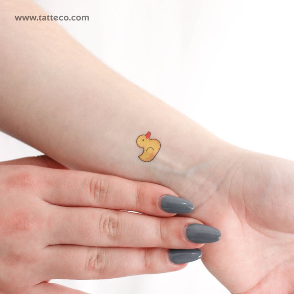 Rubber Duck Temporary Tattoo - Set of 3