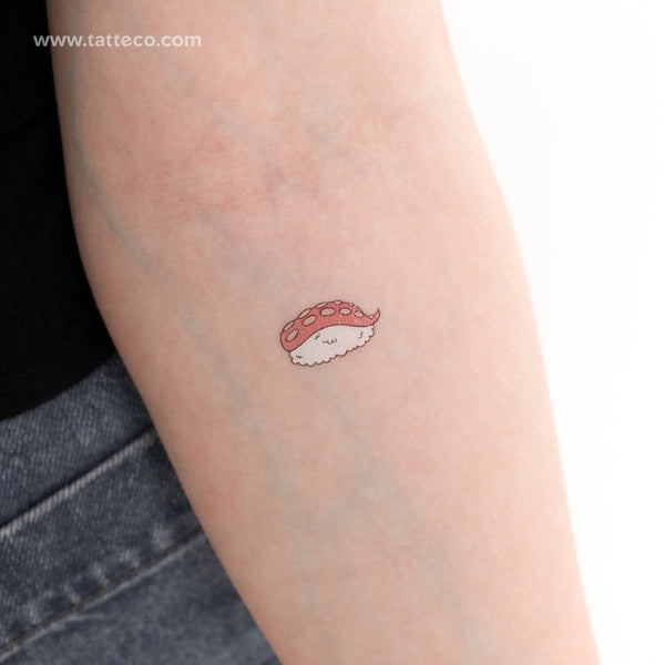 Octopus Nigiri Temporary Tattoo - Set of 3