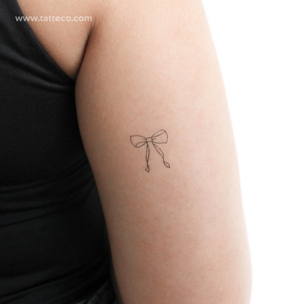 Bow Temporary Tattoo - Set of 3