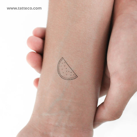 Watermelon Temporary Tattoo - Set of 3