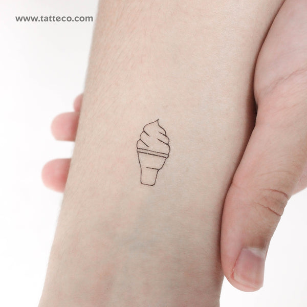 Soft Serve Temporary Tattoo - Set of 3