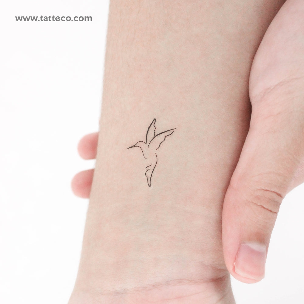 Hummingbird Temporary Tattoo - Set of 3