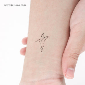 Hummingbird Temporary Tattoo - Set of 3