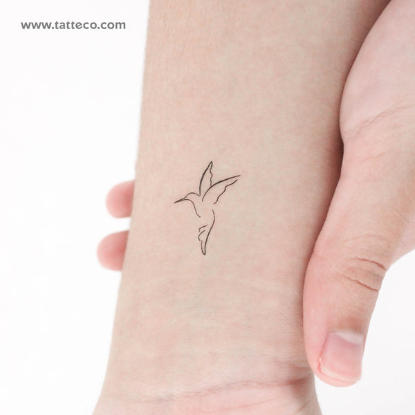 Hummingbird Temporary Tattoo - Set of 3