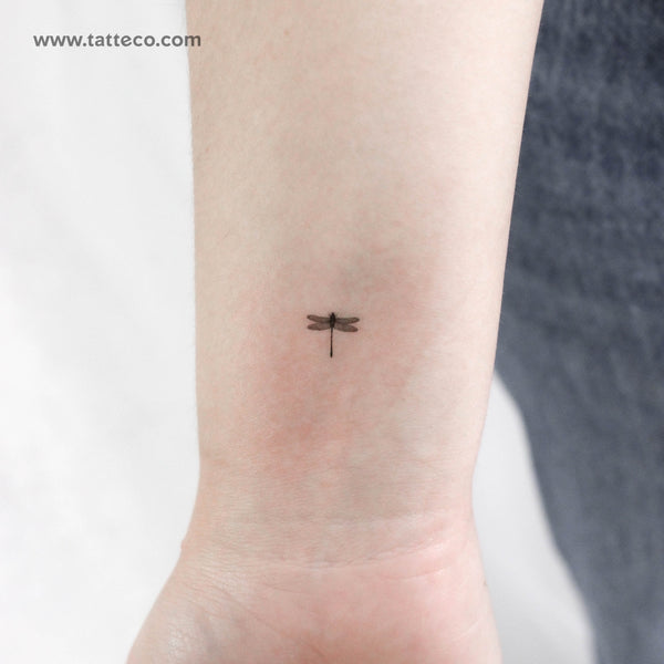 Tiny Dragonfly Temporary Tattoo - Set of 3