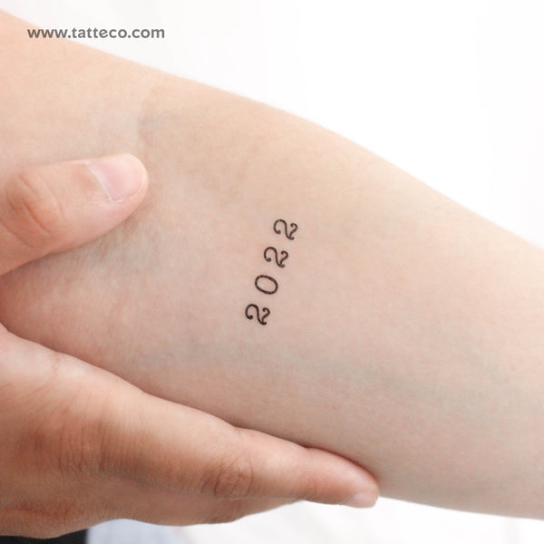 2022 Temporary Tattoo - Set of 3