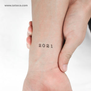 2021 Temporary Tattoo - Set of 3