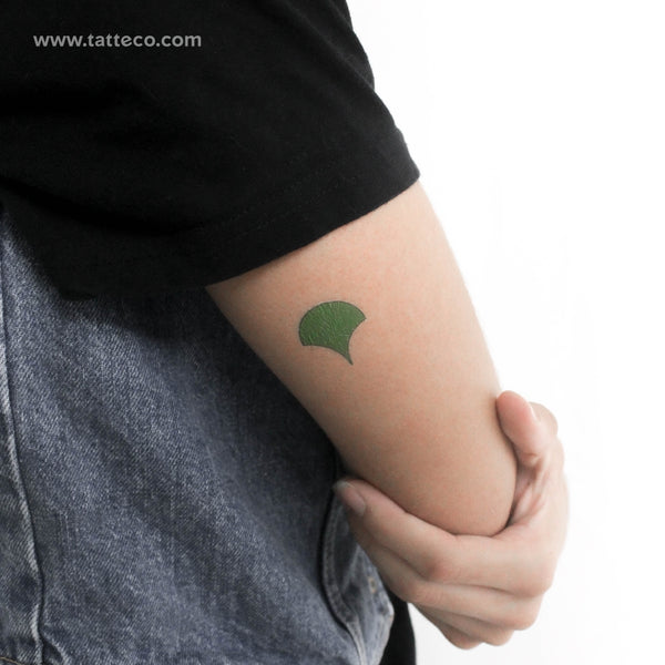 Tokyo Ginkgo Leaf Temporary Tattoo - Set of 3