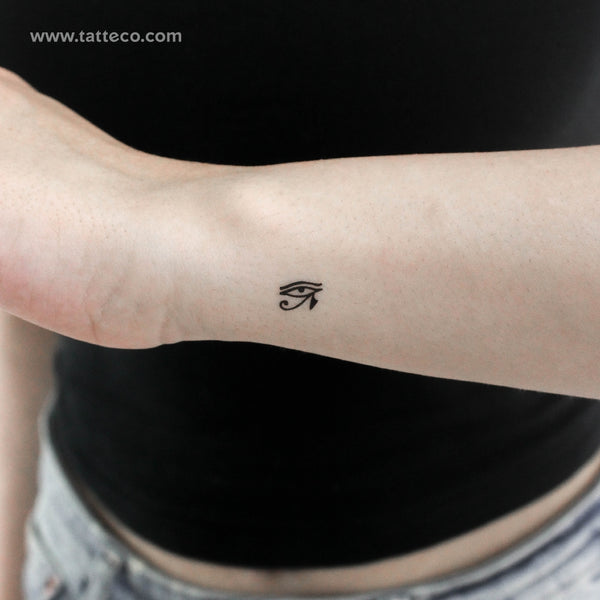 Tiny Eye Of Ra Temporary Tattoo - Set of 3