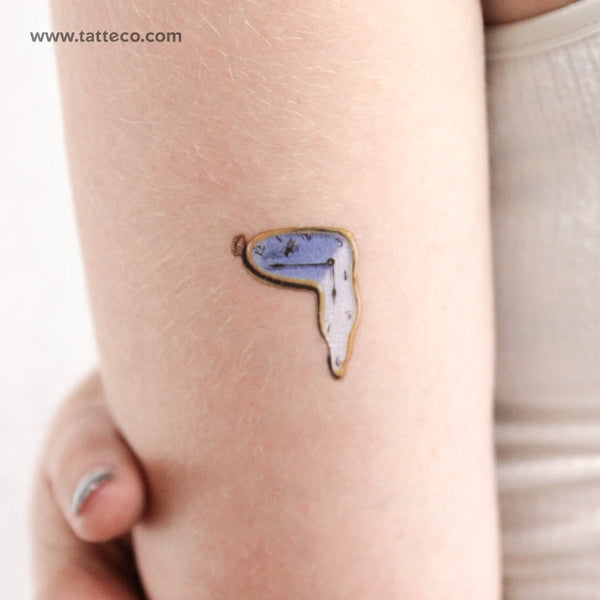 Melting Clock Temporary Tattoo - Set of 3