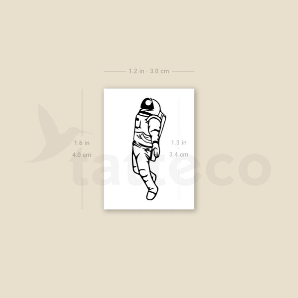 Astronaut Temporary Tattoo - Set of 3