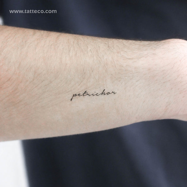 Petrichor Temporary Tattoo - Set of 3