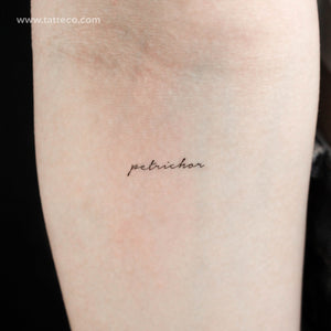 Petrichor Temporary Tattoo - Set of 3