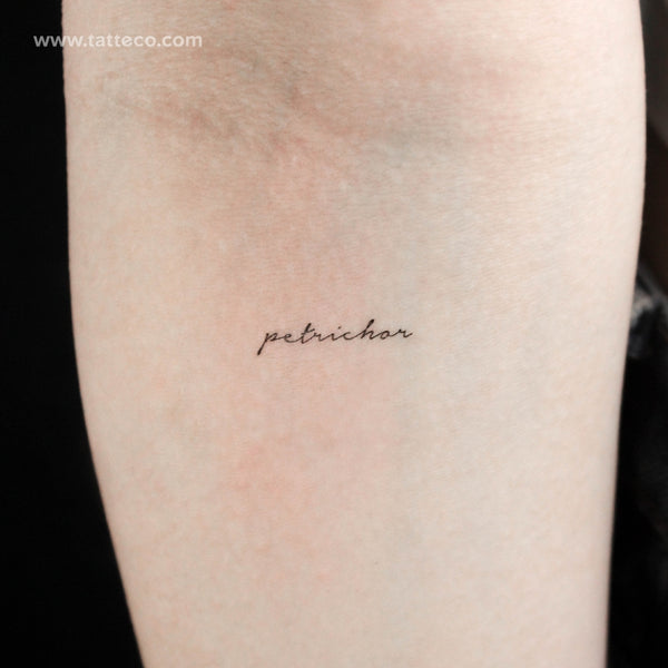 Petrichor Temporary Tattoo - Set of 3