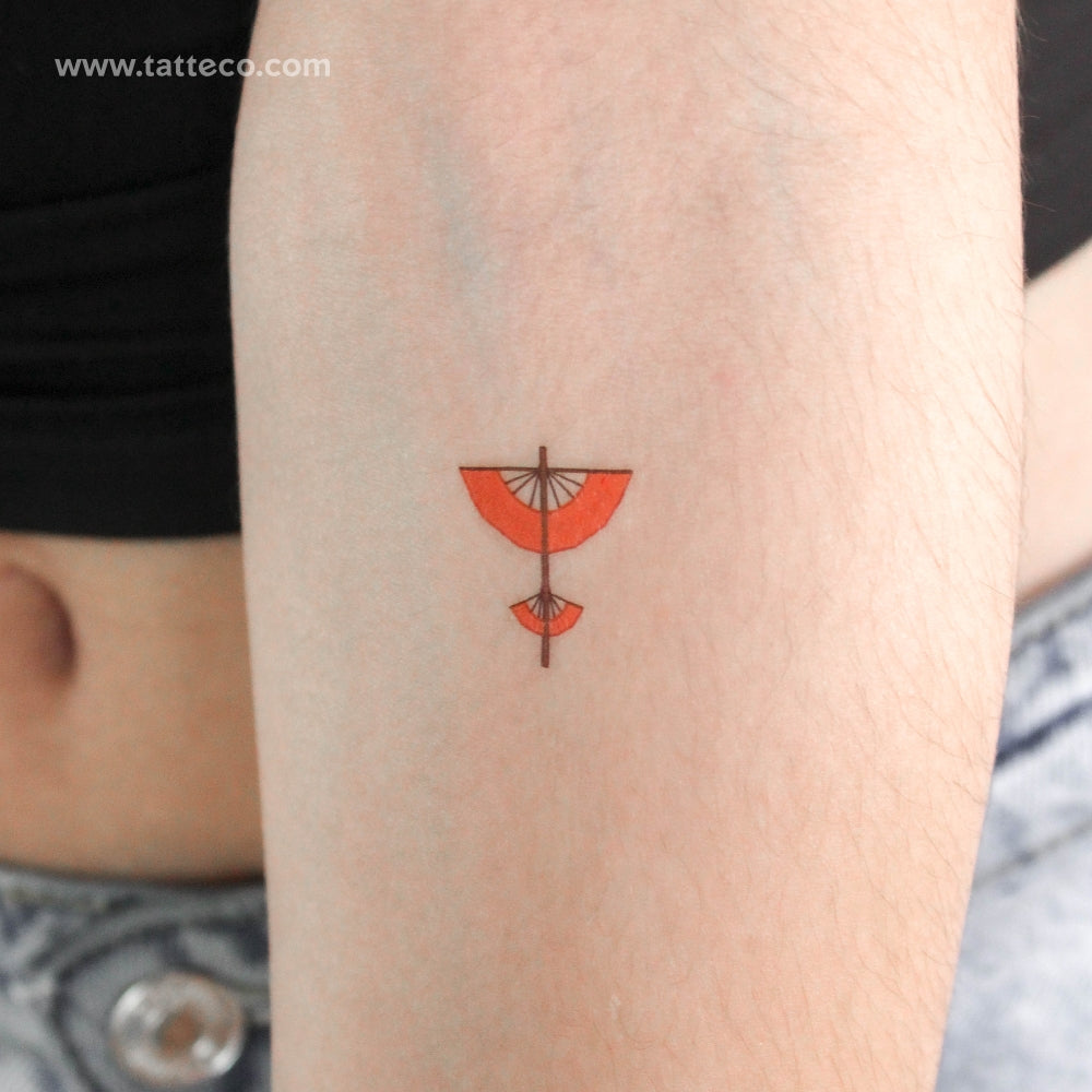 Aang Glider Temporary Tattoo - Set of 3