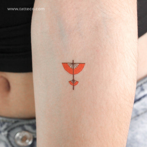 Aang Glider Temporary Tattoo - Set of 3