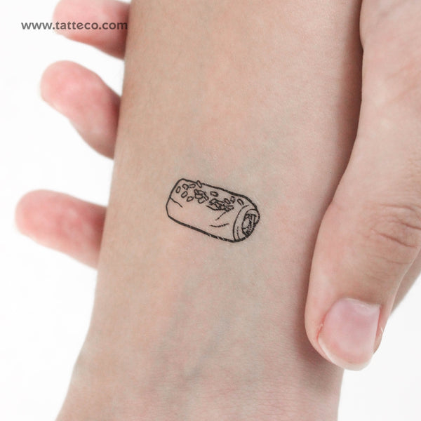 Pain Au Chocolat Temporary Tattoo - Set of 3