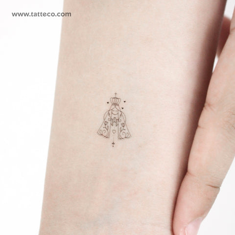 Our Lady Of Aparecida Temporary Tattoo - Set of 3