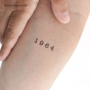 1964 Temporary Tattoo - Set of 3