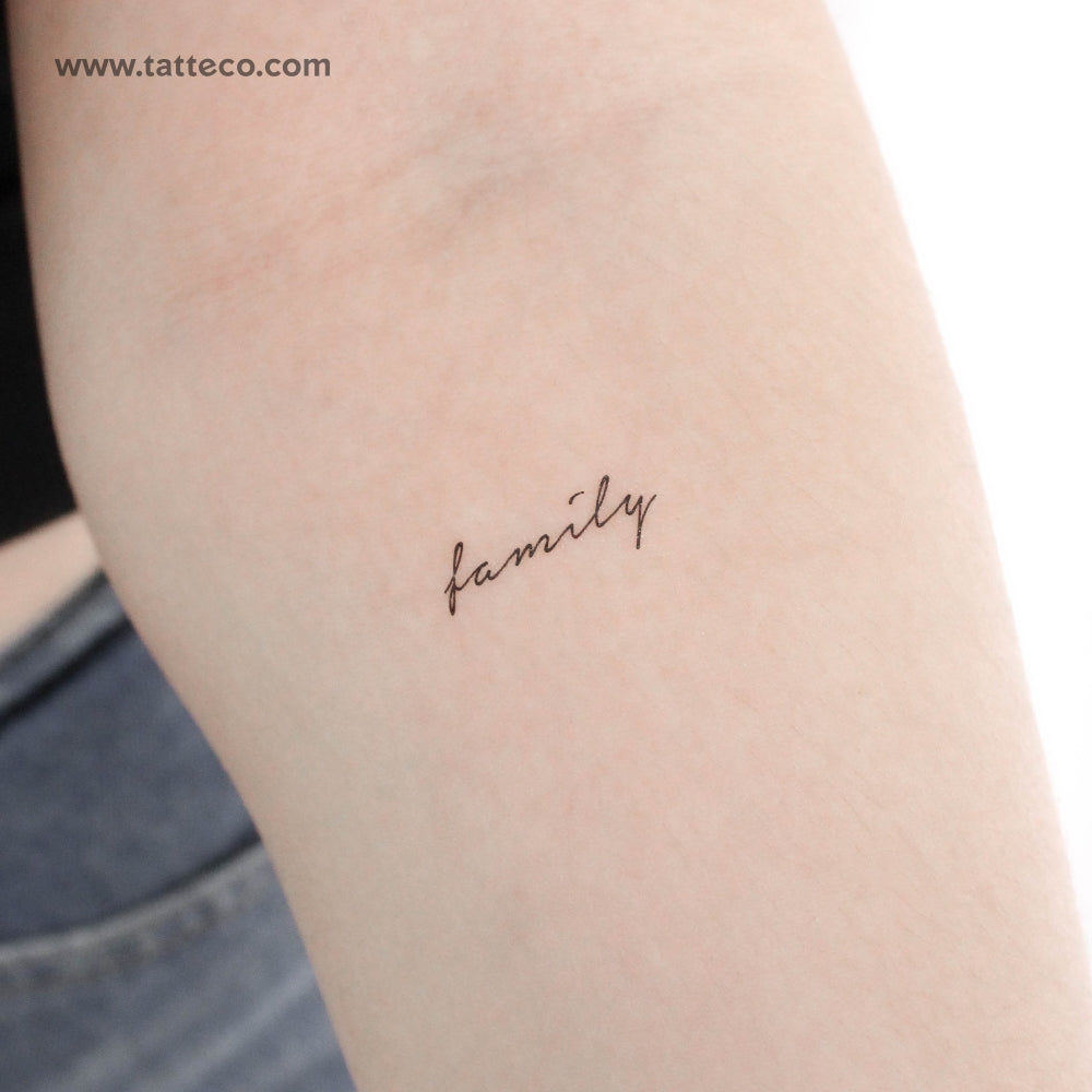 Family Temporary Tattoo - Set of 3