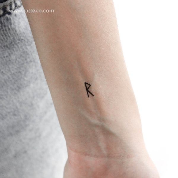 Raido Rune Temporary Tattoo - Set of 3