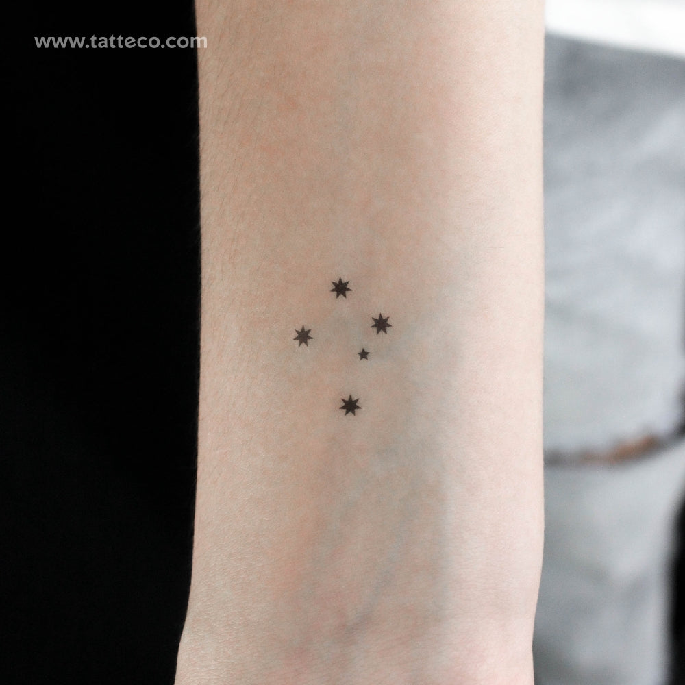 Crux Constellation Temporary Tattoo - Set of 3