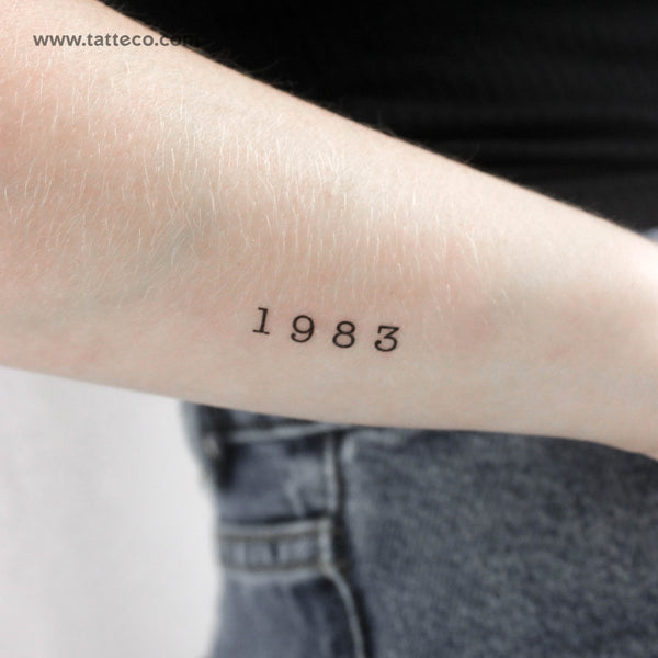 1983 Temporary Tattoo - Set of 3