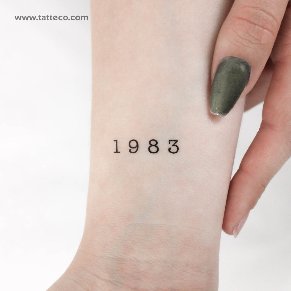 1983 Temporary Tattoo - Set of 3