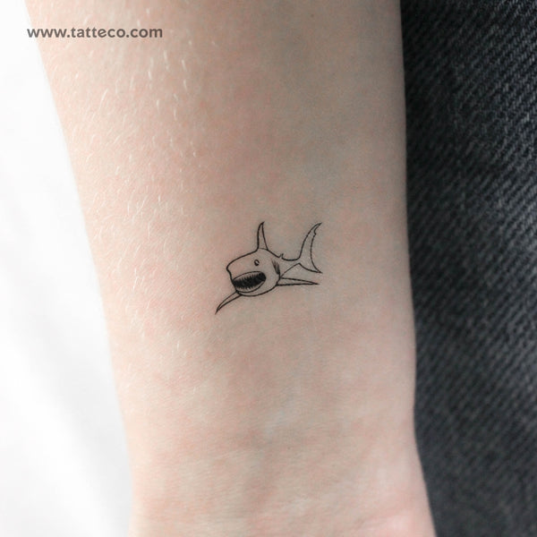 Shark Temporary Tattoo - Set of 3