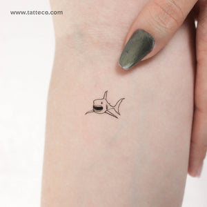 Shark Temporary Tattoo - Set of 3