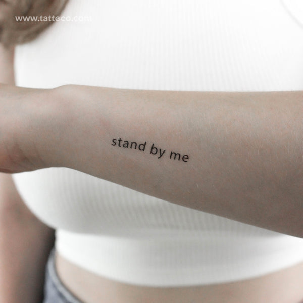 Stand by Me Temporary Tattoo