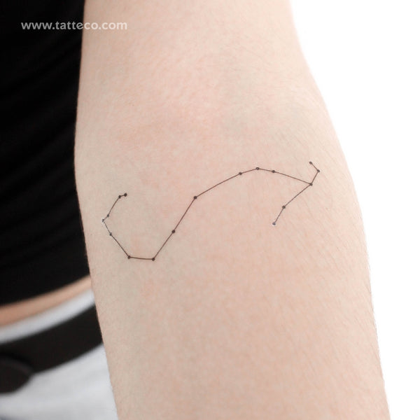 Scorpius Constellation Temporary Tattoo - Set of 3